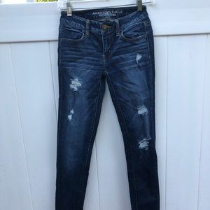 American Eagle Ripped Skinny Jeans